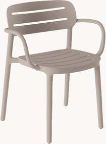 Cadeiras de jardim com braços Croisette, conjunto de 2