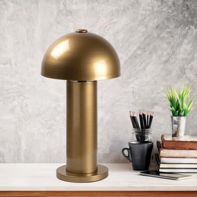 Candeeiro de Mesa Mixed – Dourado – 26 x 26 x 49 cm