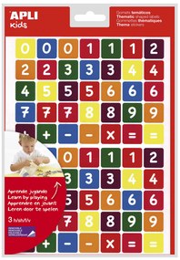 Etiquetas Autocolantes Numeros Removíveis 3f