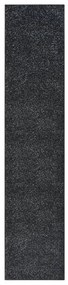 vidaXL Passadeira 80x400 cm polipropileno antracite