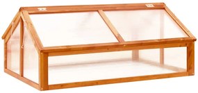 Estufa madeira de abeto maciça 114x80x50 cm castanho
