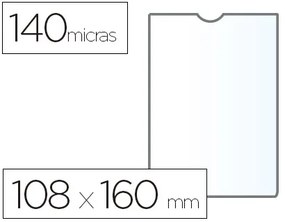 Bolsa Catálogo Esselte Plastico 140 Microns Medidas 108x160 mm