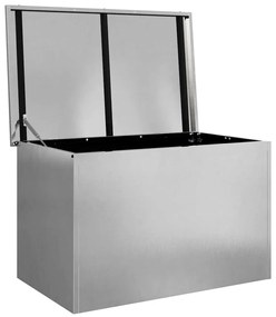Caixa de Armazenamento Externa Prateado 80 x 50.5 x 50 cm