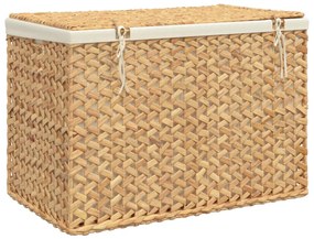 Cesto para roupa suja c/ 3 secções 75x42,5x52cm jacinto de água