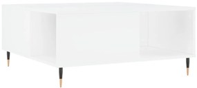 Mesa de centro 80x80x36,5 cm derivados de madeira branco