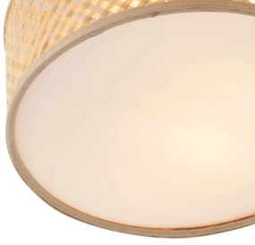 Candeeiro de teto oriental em bambu natural 30cm - Tremmo Oriental