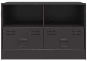 Móvel de TV 67x39x44 cm aço preto