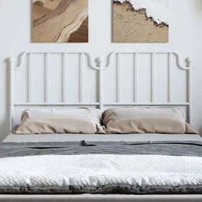 Cabeceira de cama 150 cm metal branco