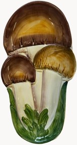 Travessa de servir pintada à mão Mushroom