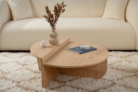 Mesa de Centro Orion – Carvalho Mel – 90x30x60 cm e 85x35x30 cm