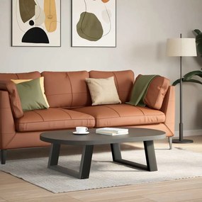 Pés para mesa de centro em forma de U, 2 peças, antracite, 70x(30-31)