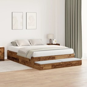 Estrado de Cama Madeira Velha 140x200 cm