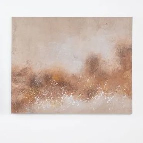 Tela Decorativa (80x100 Cm) Com Textura De Gesso Sabik Crema Linho - Sklum