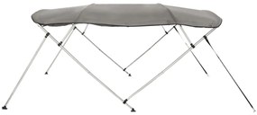 Toldo de 4 arcos Bimini c/ paredes laterais 243x(170-182)x137cm