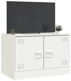 Móvel de TV 67x39x44 cm aço branco