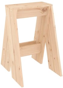 Bancos 2 pcs 40x40x60 cm pinho maciço