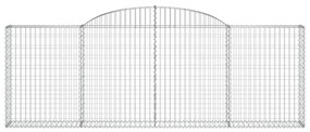 Cestos gabião arqueados 12pcs 300x30x100/120 ferro galvanizado