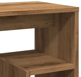 Mesa de cabeceira 2 pcs derivados de madeira carvalho artesanal