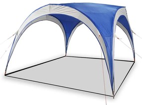 Tenda de festas impermeável azul