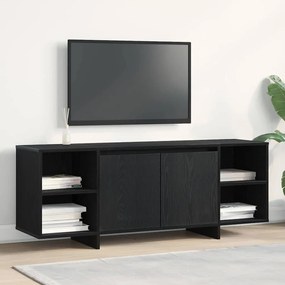 Estante de TV vidaXL - Carvalho Preto - 120x30x40.5 cm - Feito de Made