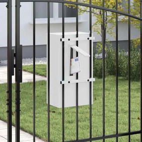 caixa de correio Branco 30 x 23 x 55 cm Aço