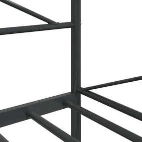Cama de Dia sem Colchão 107x203 cm aço preto