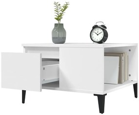 Mesa de centro 55x55x36,5 cm derivados de madeira branco
