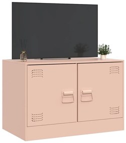 Móvel de TV 67x39x44 cm aço rosa