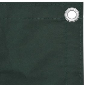 Tela de varanda 120x300 cm tecido Oxford verde-escuro