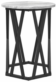Mesas de Apoio vidaXL 2 pcs Cinza Sonoma Madeira Engenharia