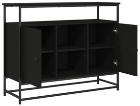 Aparador 100x35x80 cm derivados de madeira preto