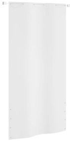 vidaXL Tela de varanda 120x240 cm tecido Oxford branco