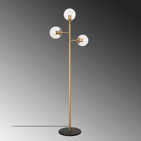 Candeeiro de Pé Atmaca – Dourado Brilhante – 57 x 22 cm