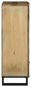 Highboard 60x33.5x100 cm Madeira Sólida de Manga