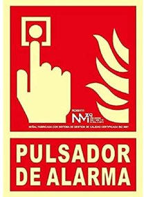 Placa Normaluz no Utilizar En Caso de Incendio Pvc (21 X 30 cm)