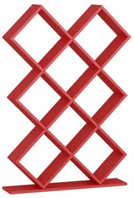 Estante Kumsal – Vermelho – 90x129x19,5 cm