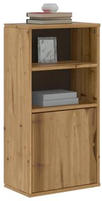 vidaXL Armário lateral ODDA 40x24x79 cm pinho de madeira maciça