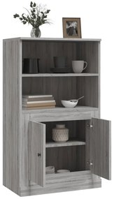 Armário alto derivados de madeira 60x35,5x103,5 cm sonoma cinza