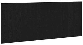 Cabeceira de Cama vidaXL Preto Carvalho 200x1,5x80 cm Madeira Reforçad
