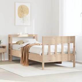 Cama sem colchão 90x200 cm madeira de pinho maciça