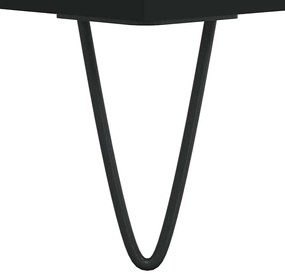 Armário de casa de banho 80x33x60 cm derivados de madeira preto