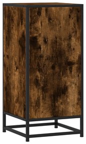 Aparador 35,5x35x76 cm deriv. de madeira/metal carvalho fumado