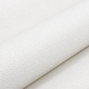Papel parede 3D 10x0,53 m tecido não-tecido branco sólido