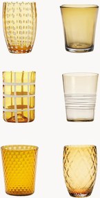 Copos artesanais Melting Pot, conjunto de 6