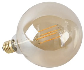 Lâmpada de filamento LED regulável E27 G125 goldline 4,5 W 470 lm 2100 K