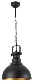 Candeeiro de Teto Saglam – Preto – Diâmetro 31 cm x Altura 85 cm