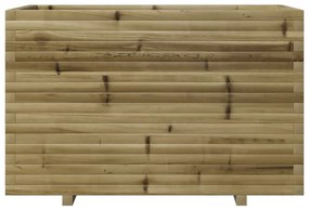 Vaso/floreira de jardim 110x60x72cm madeira de pinho impregnada