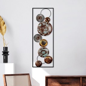 Acessório Decorativo de Parede Texturizado – Multicolor – 32 cm x 90 c