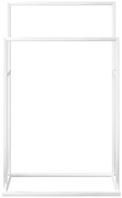 Toalheiro de pé 48x24x78,5 cm ferro branco