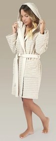 Roupão de banho 100% algodão 400 gr./m2 - Swell robe Lasa Home: Bege L